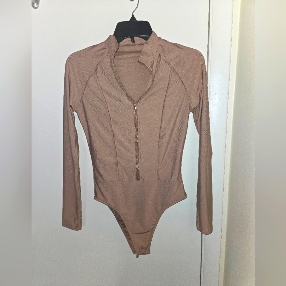 Shein pink/nude bodysuit. Size 1x